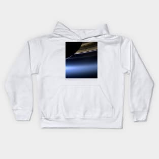 Earth and Moon from Saturn, Cassini image (C019/4438) Kids Hoodie